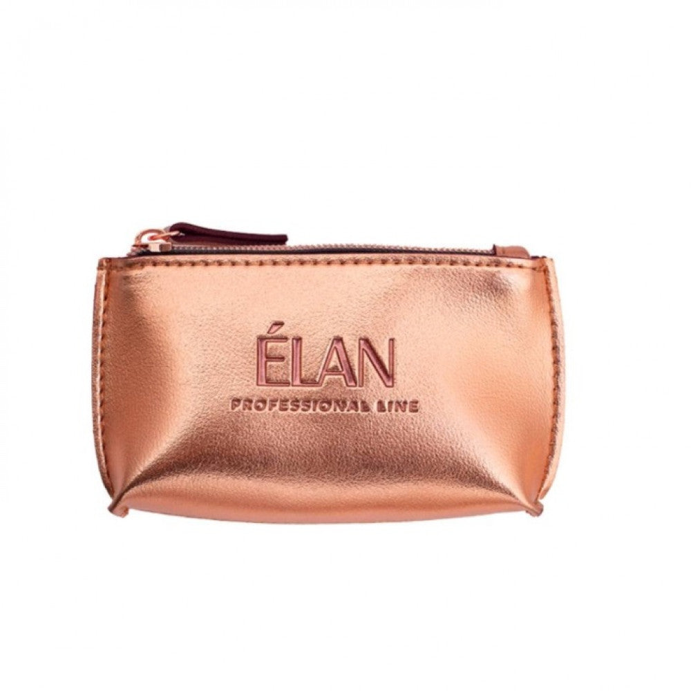 ELAN Rose Gold branded cosmetic bag