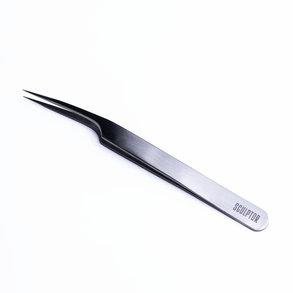 Tweezers for eyelash extensions 01 SCULPTOR