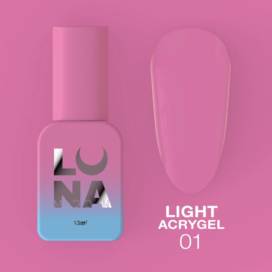 LUNAmoon 01 Liquid Light Acrygel, 13ml