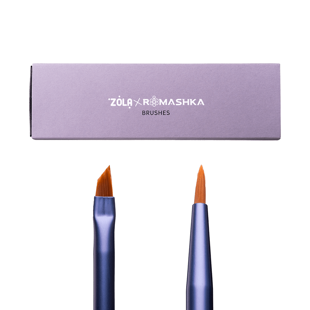 ZOLA x Romashka Professional Eyebrow and Eyelash Brush Set