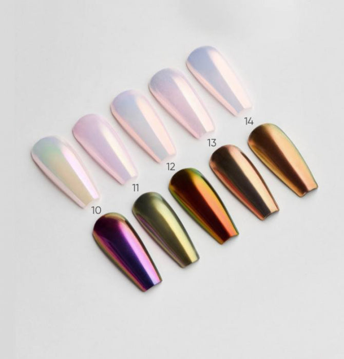 DARK Powder Nail Designe