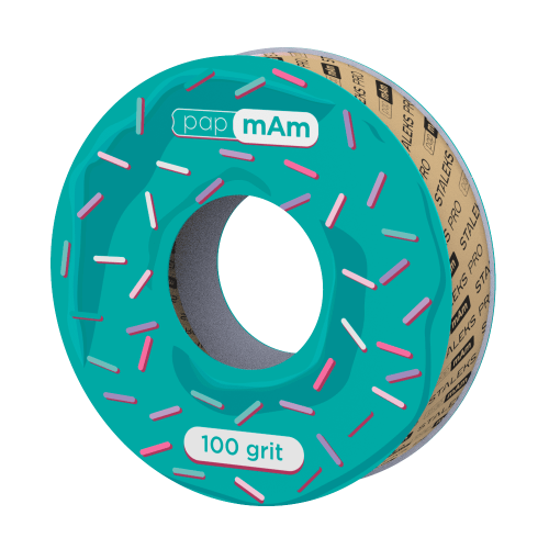 STALEKS Disposable white abrasive tape papmAm EXPERT for the plastic case