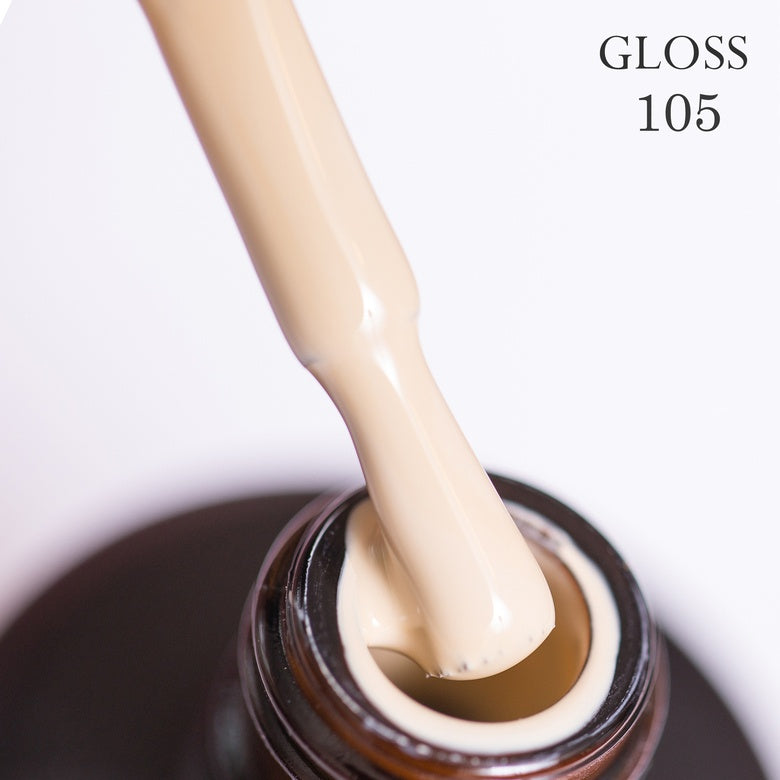 Gel polish 105 GLOSS (vanilla), 11 ml