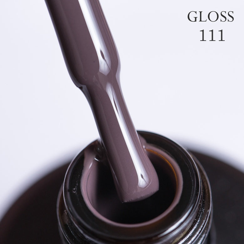 Gel polish 111 GLOSS (taupe), 11 мл