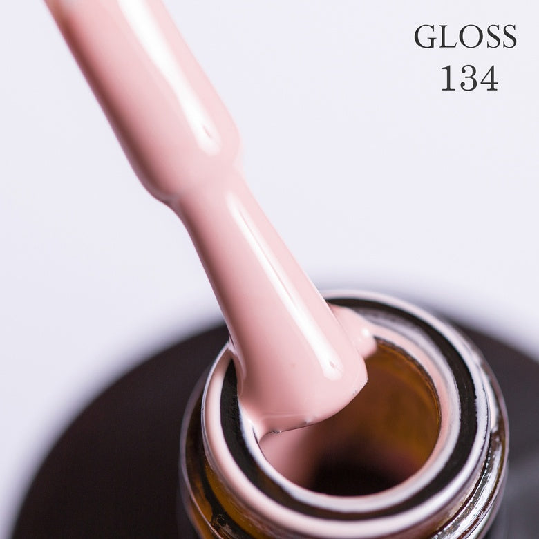 Gel polish 134 GLOSS (peach), 11 ml