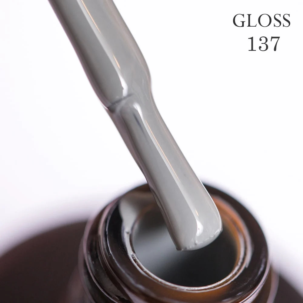 Gel polish 137 GLOSS (stone gray), 11 ml