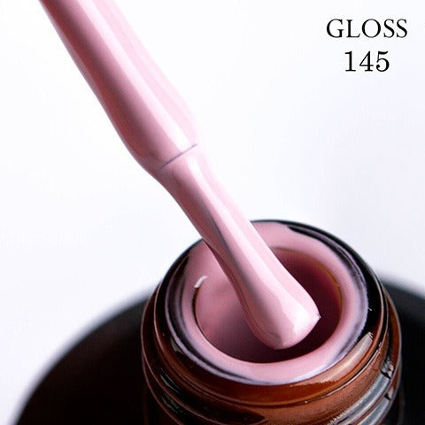 Gel polish 145 GLOSS (pink-flesh), 11 ml