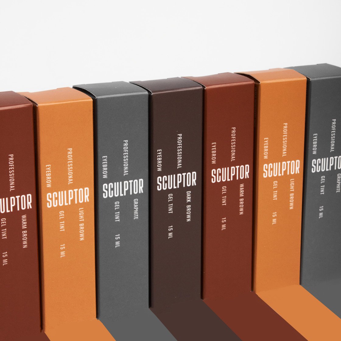 SCULPTOR Dark Brown Eyebrow Gel Color, 15 ml