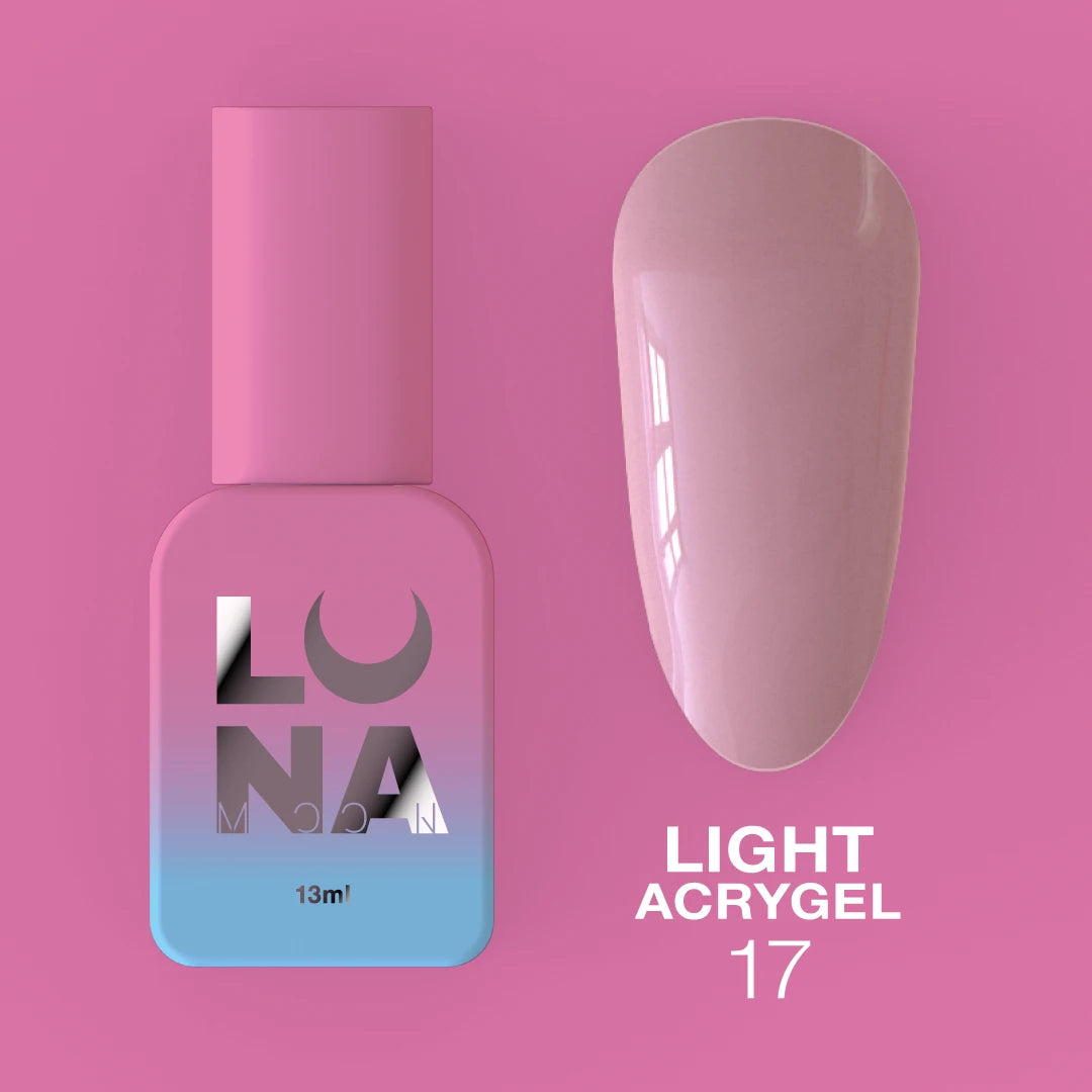 LUNAmoon 17 Liquid Light Acrygel, 13ml
