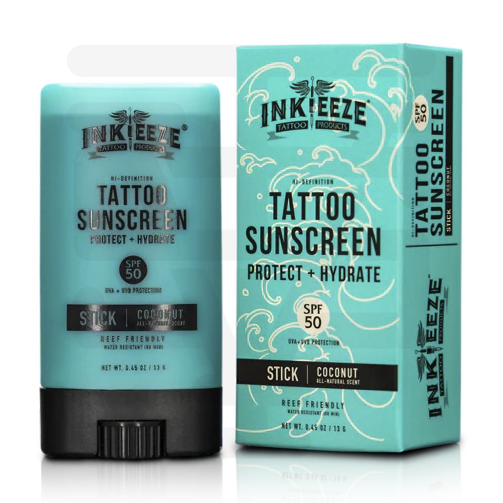 INKEEZE Hi-Definition Tattoo Sunscreen Stick SPF50