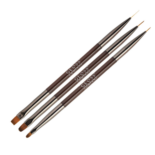 GLOSS Double-ended Brush (#01, #02, #03, Set)