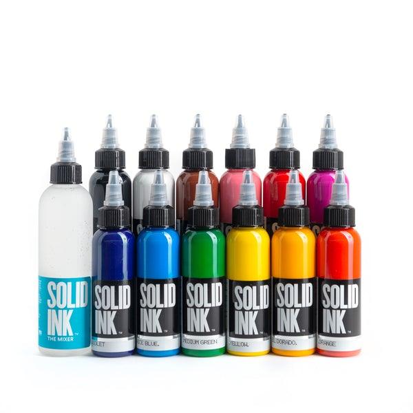 12 colors Set Solid Ink Tattoo Ink