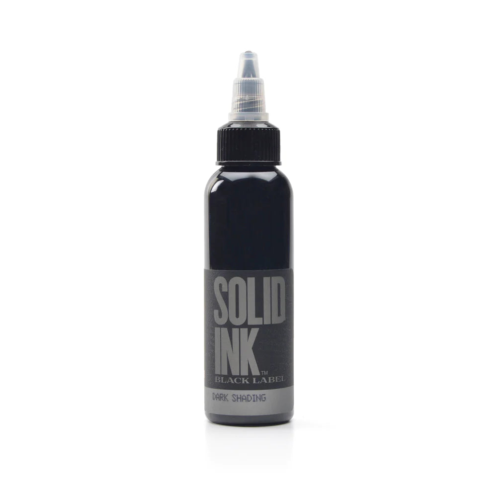 Solid Ink Black Label Grey Wash DARK Tattoo Ink
