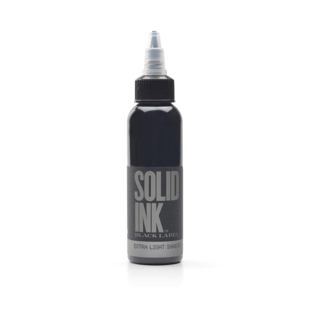 Solid Ink Black Label Grey Wash Extra Light Tattoo Ink