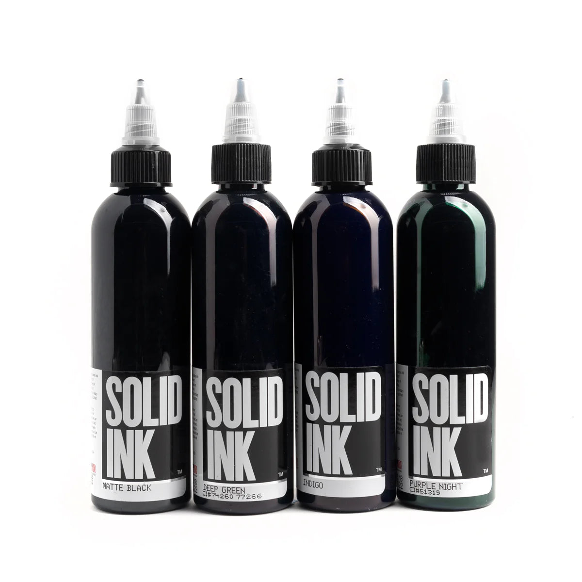 1oz Solid Ink Dark Side Set Tattoo Ink (4 colors)