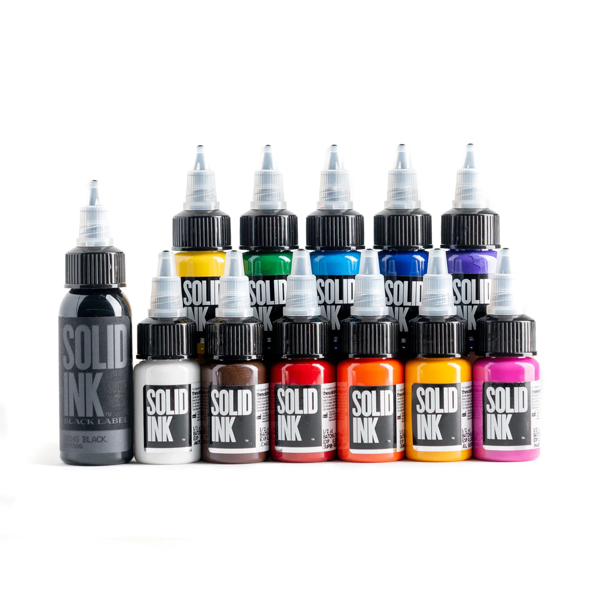 12 colors Solid Ink Mini Travel Set Tattoo Ink