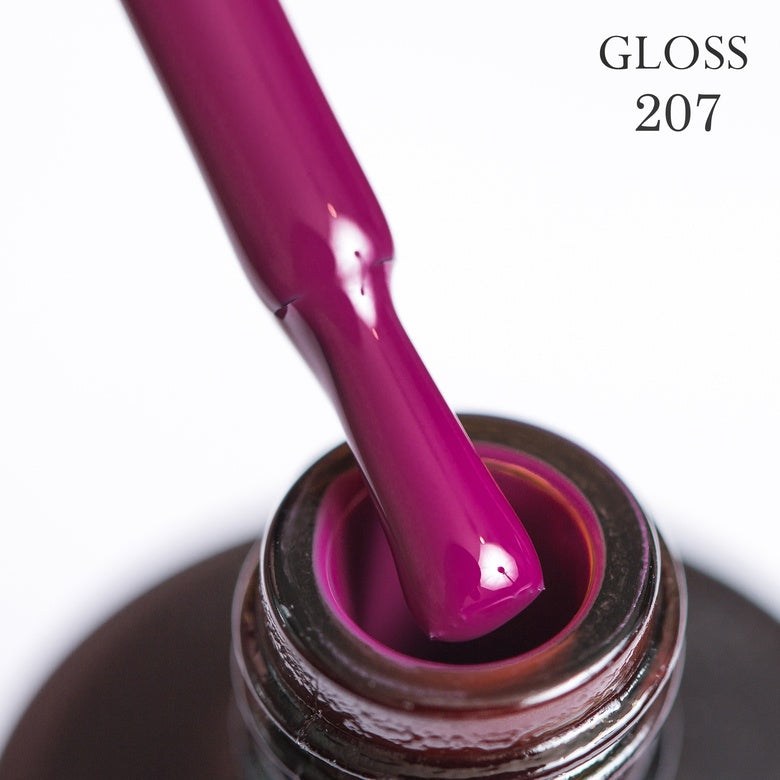 Gel polish 207 GLOSS (cherry), 11 ml