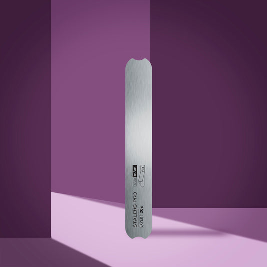 STALEKS Straight metal base for nail file EXPERT 20s (130 mm) (MBE-20s)