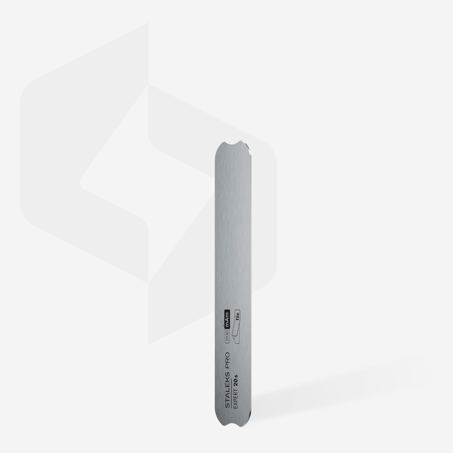 STALEKS Straight metal base for nail file EXPERT 20s (130 mm) (MBE-20s)