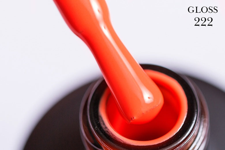 Gel polish 222 GLOSS (aperol), 11 ml