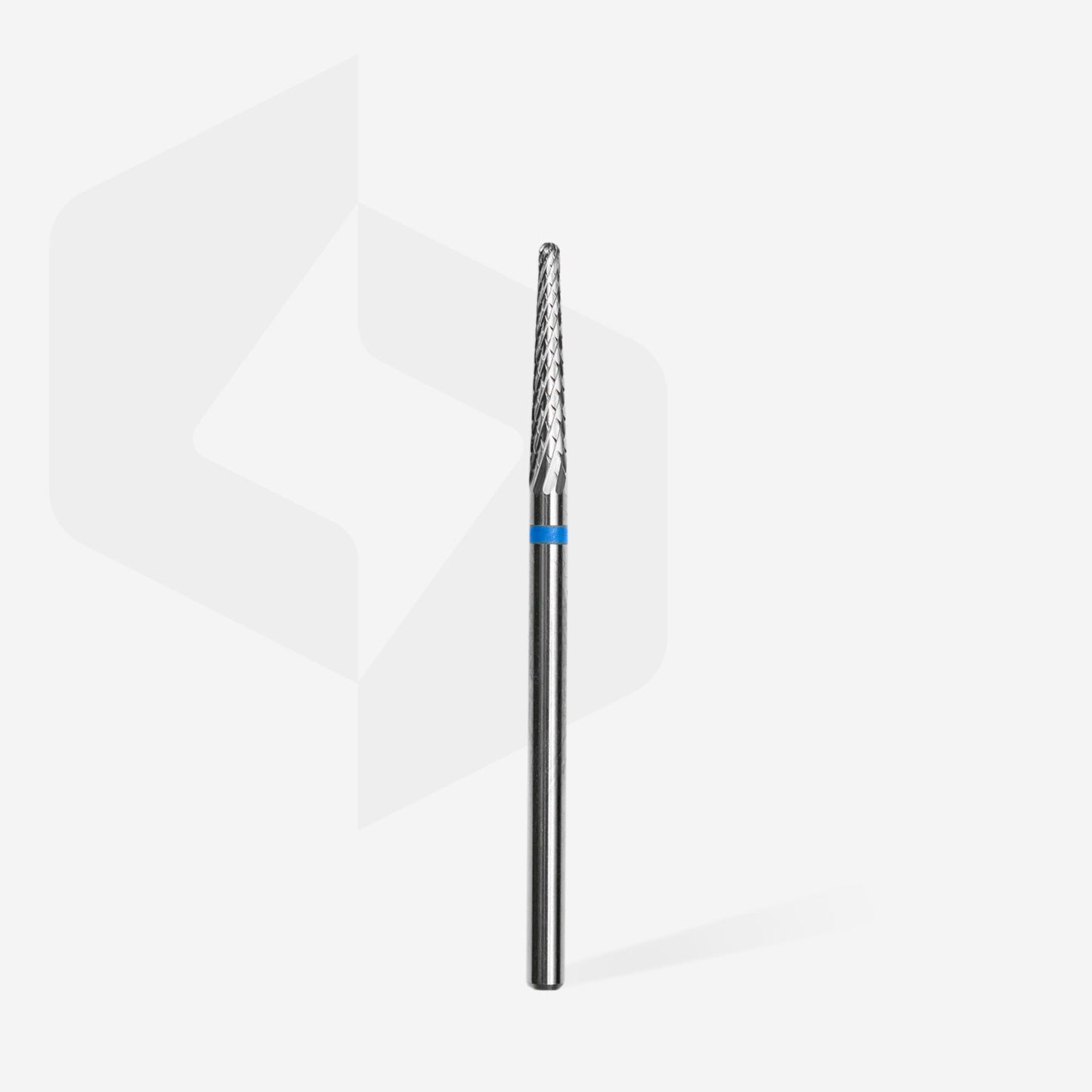 STALEKS Carbide nail drill bit, “cone” blue, head diameter 2.3 mm / working part 14 mm (FT71B023/14)