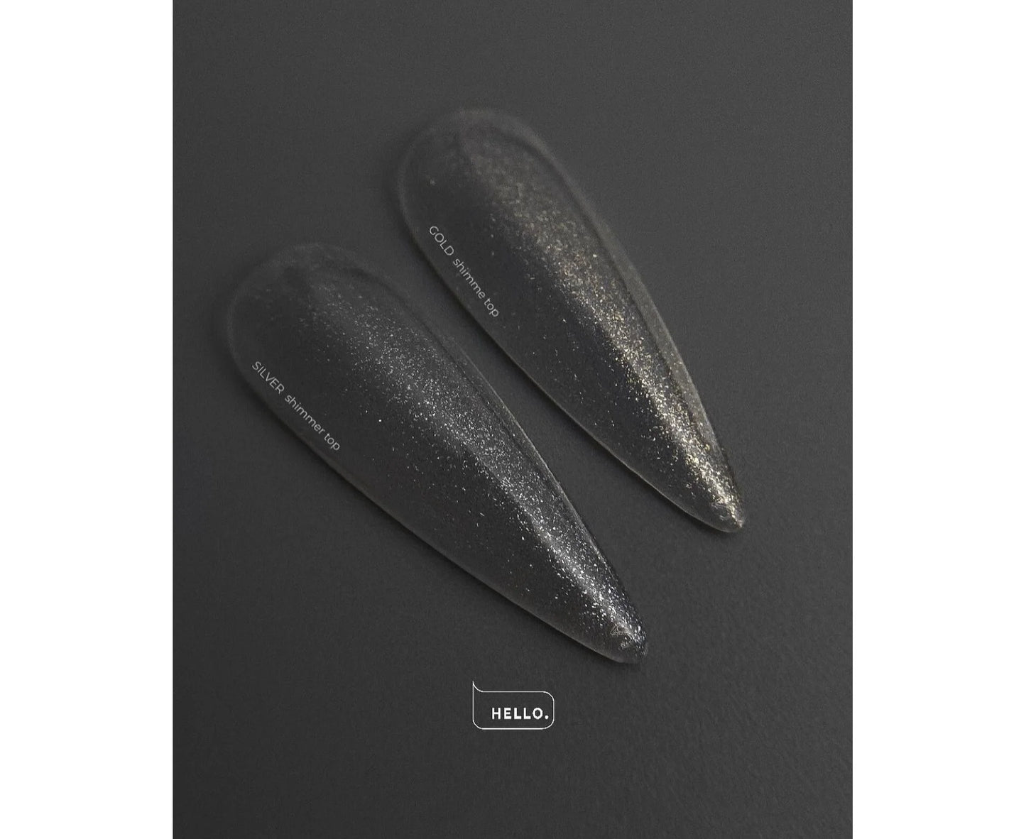 HEYLOVE Top Coat Gold Shimmer, 15ml