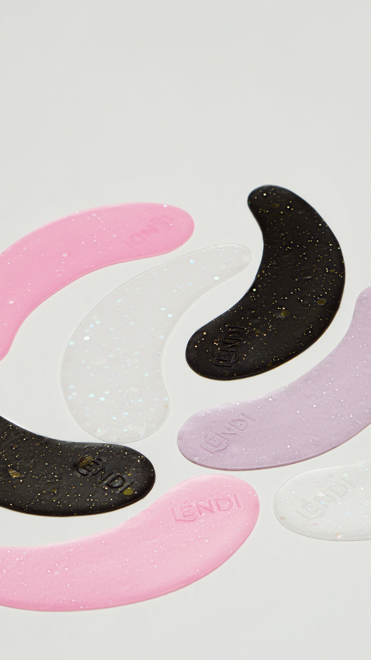 LENDI Reusable Silicone Patches, 1 Pair (Pink, Purple)