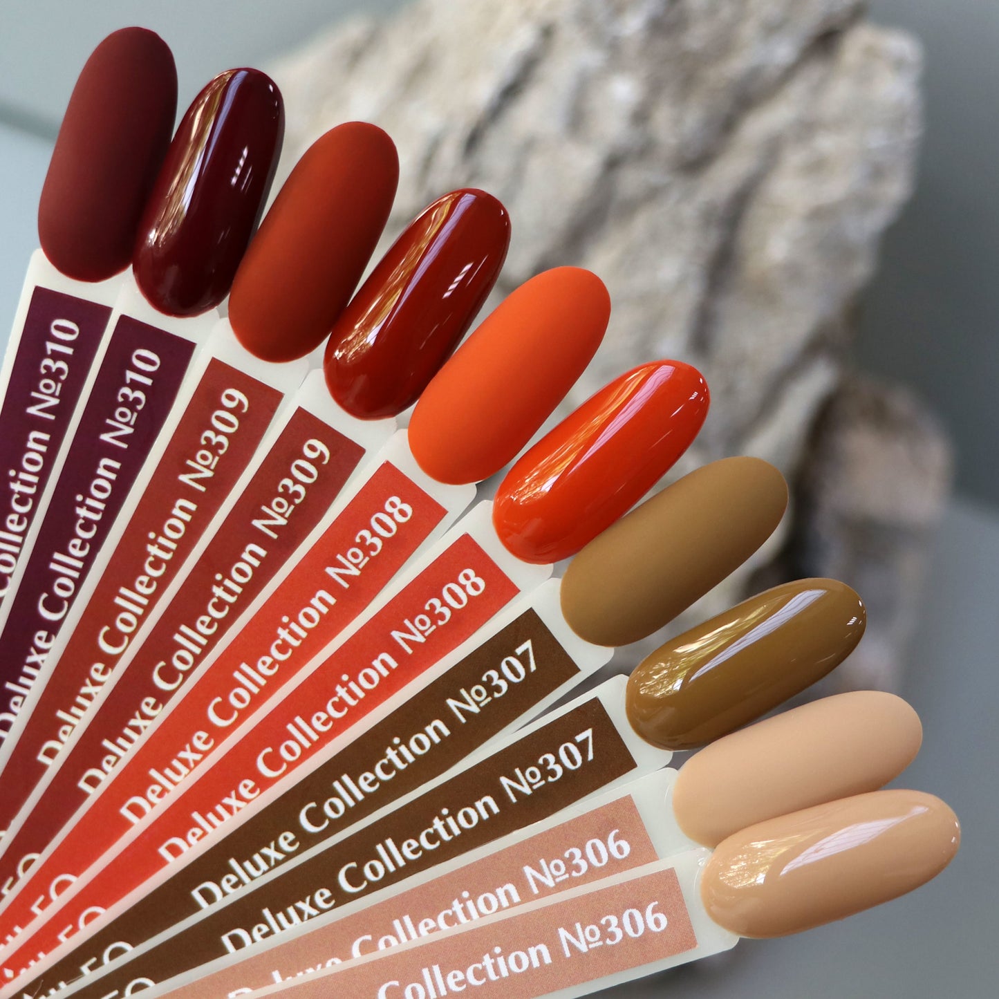 Gel Polish D308 Komilfo Deluxe Red Brick, Enamel, 8 ml