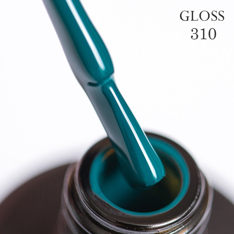Gel polish 310 GLOSS (emerald), 11 ml