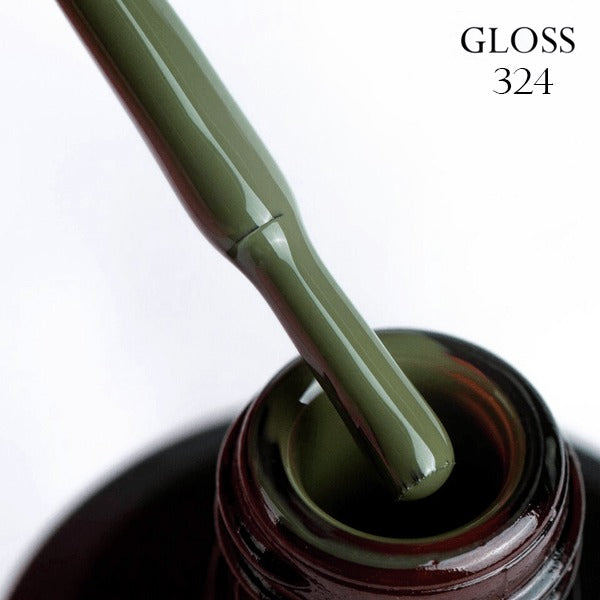 Gel polish 324 GLOSS (olive), 11 ml