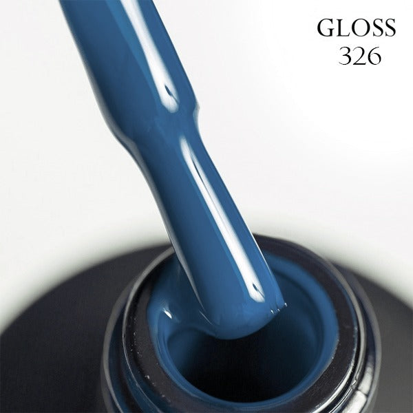 Gel polish 326 GLOSS (cornflower), 11 ml