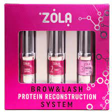 ZOLA BROW & LASH PROTEIN RECONSTRUCTION SYSTEM Set 1,2,3 to 10ml