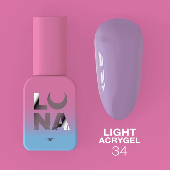 LUNAmoon 34 Liquid Light Acrygel, 13ml