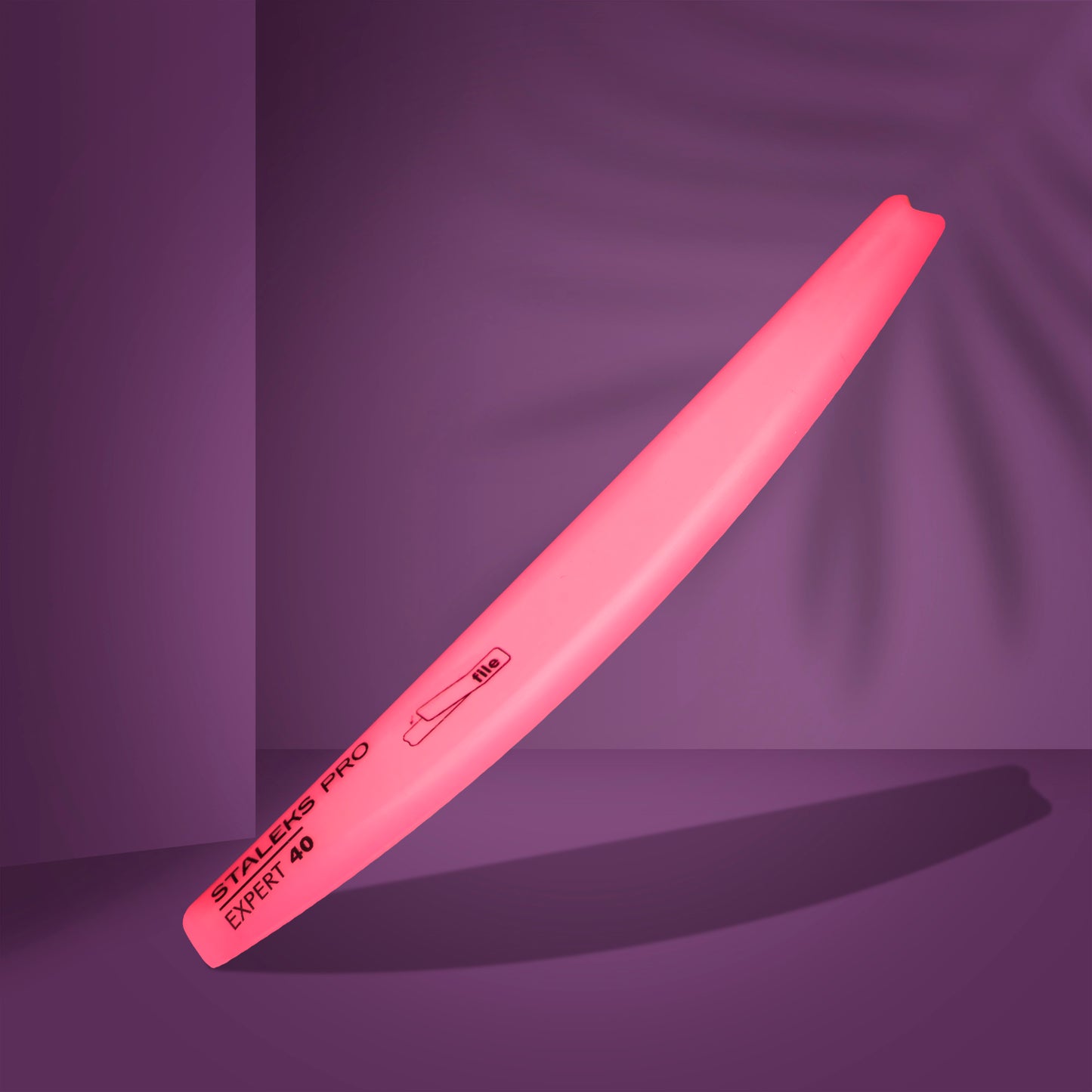 STALEKS Crescent beveled plastic base for nail file EXPERT 40 (SPBE-40)