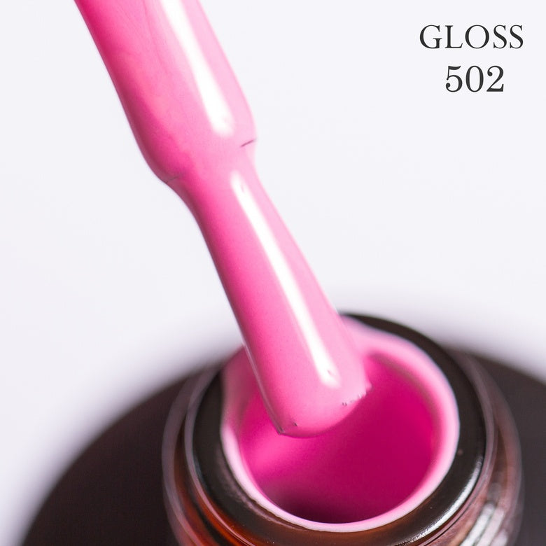 Gel polish 502 GLOSS (pink Barbie), 11 ml