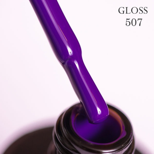 Gel polish 507 GLOSS (bright violet), 11 ml