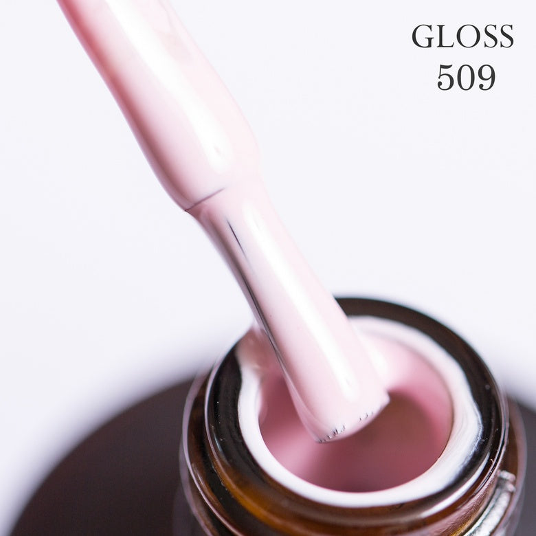 Gel polish 509 GLOSS (pale pink), 11 ml