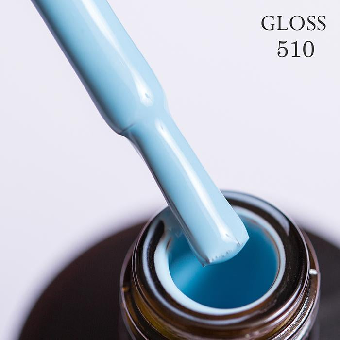 Gel polish 510 GLOSS (blue), 11 ml