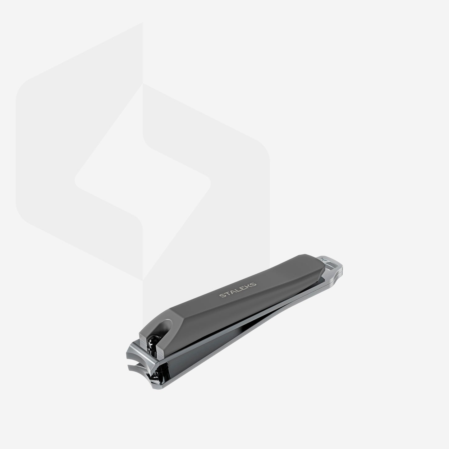 STALEKS Nail clipper large with matte handle and nail file BEAUTY & CARE 51 (KBC-51)
