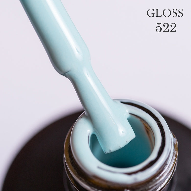 Gel polish 522 GLOSS (light blue), 11 ml