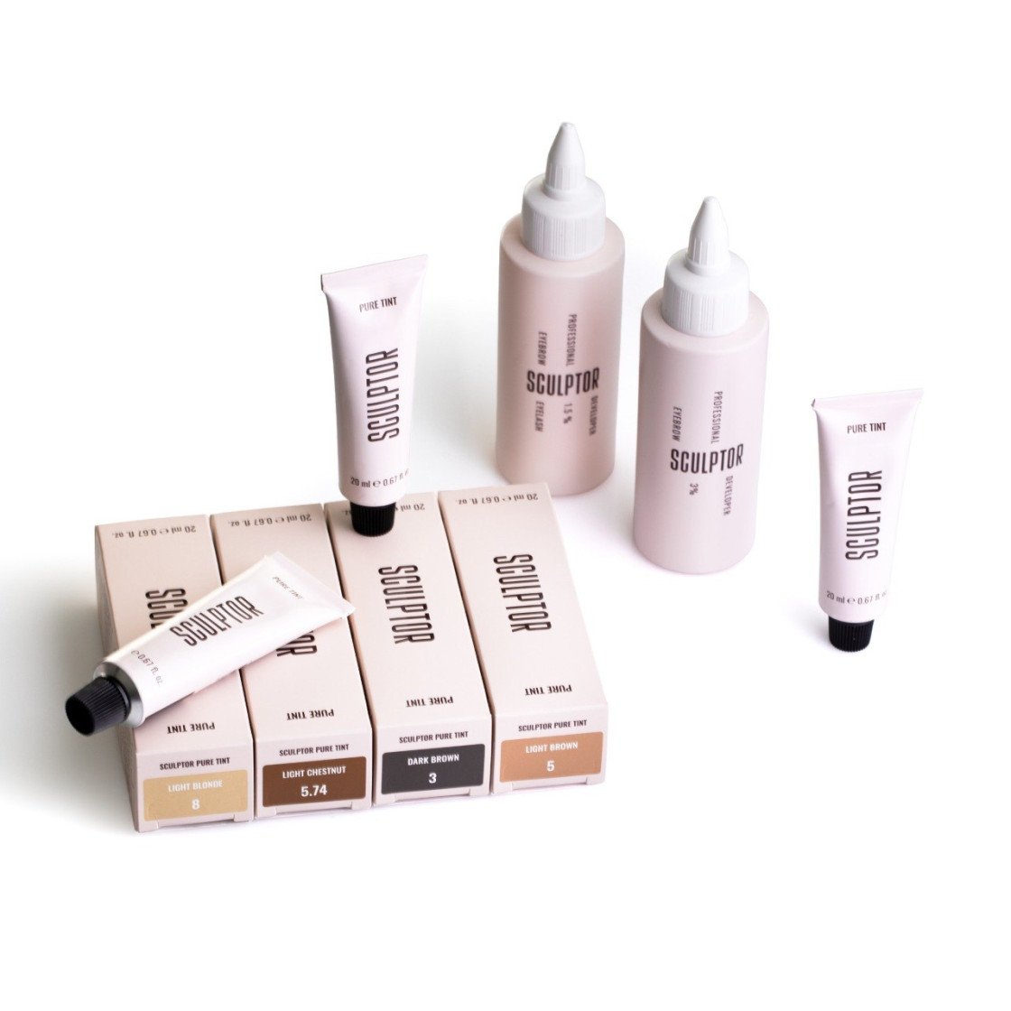 SCULPTOR Oxidizer Cream Developer for Eyelash & Eyebrow Tinting PURE TINT, 100 ml