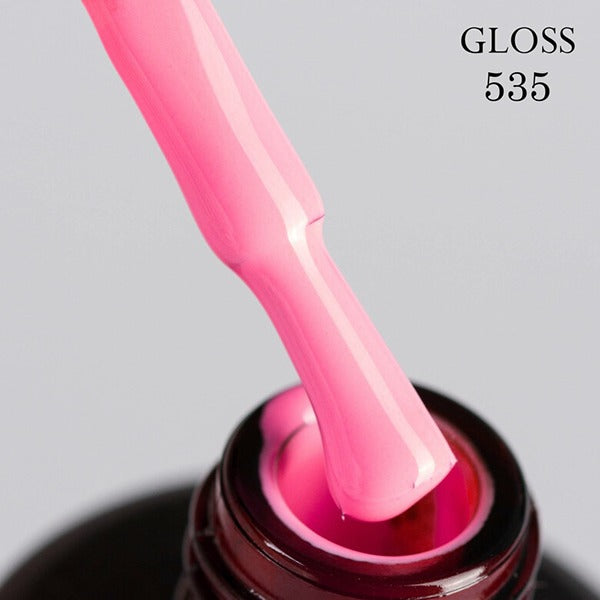 Gel polish 535 GLOSS (deep pink), 11 ml