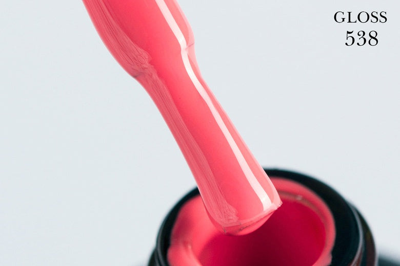 Gel polish 538 GLOSS (coral pink) 11 ml
