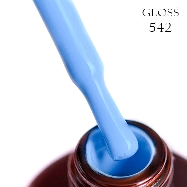 Gel polish 542 GLOSS (sky-blue), 11 ml