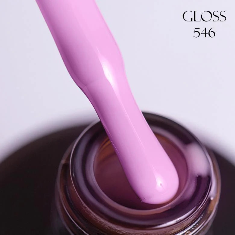 Gel polish 546 GLOSS (deep ligth pink), 11 ml