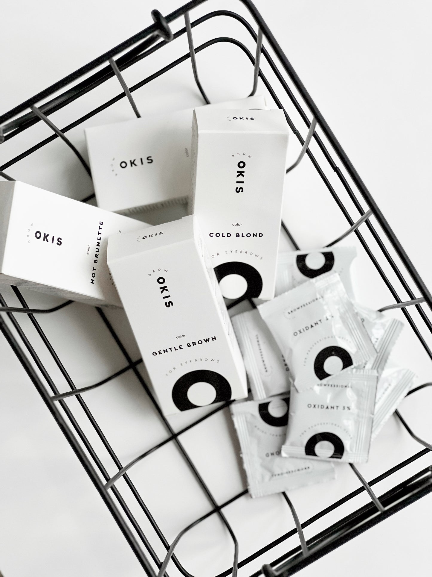 OKIS Brow Cream-dye for eyebrows with henna extract (TUBA 15ml)