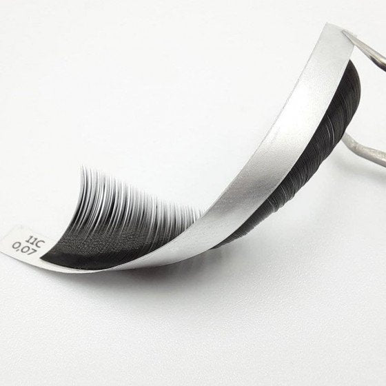 SCULPTOR Black eyelashes for extensions LASH&CASH, 28 lines, 0.10