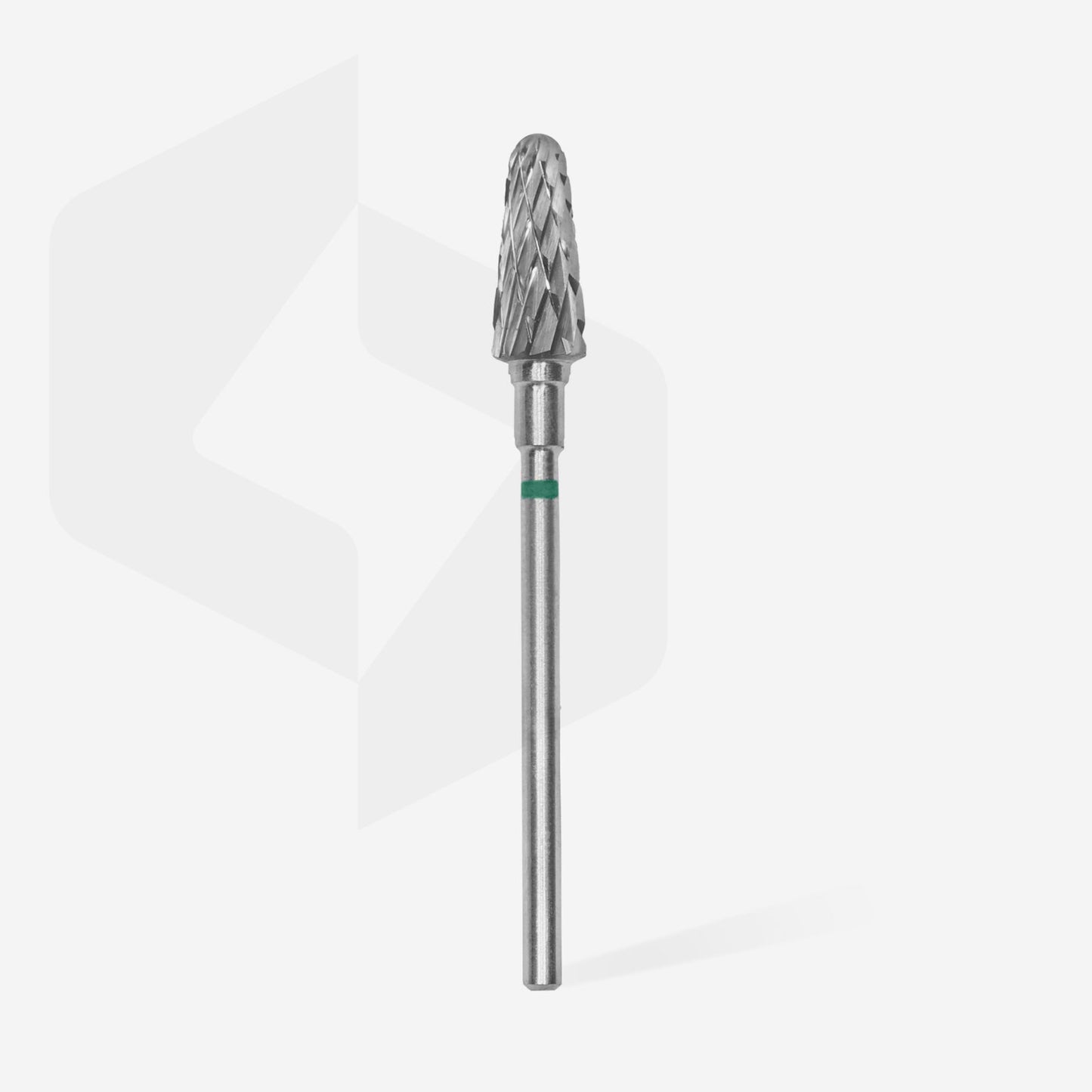 STALEKS Carbide nail drill bit, “frustum”, green, head diameter 6 mm/ working part 14 mm (FT70G060/14)