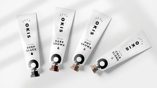 OKIS Brow Cream-dye for eyebrows with henna extract (TUBA 15ml)
