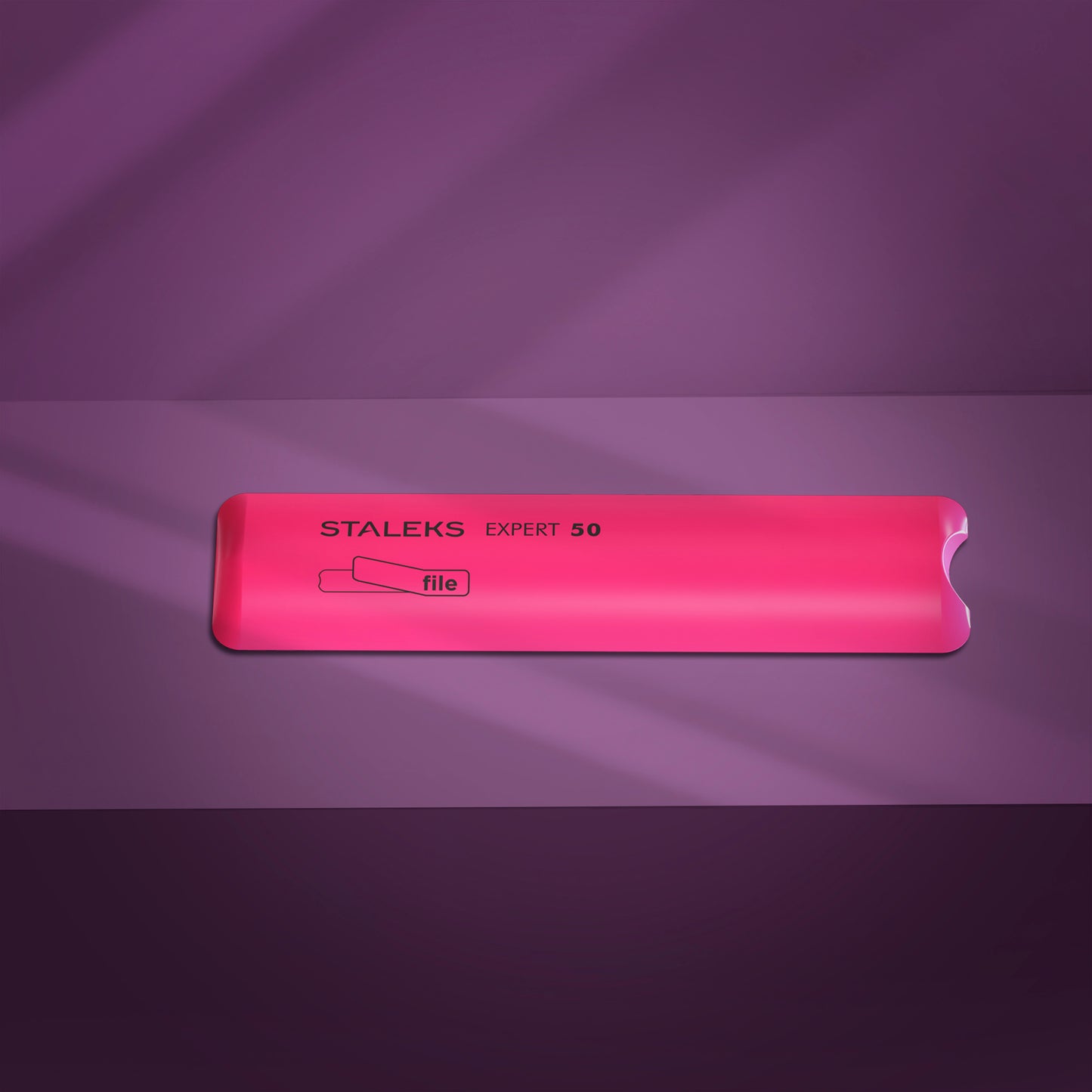 STALEKS Short beveled plastic base for nail file EXPERT 50 (SPBE-50)